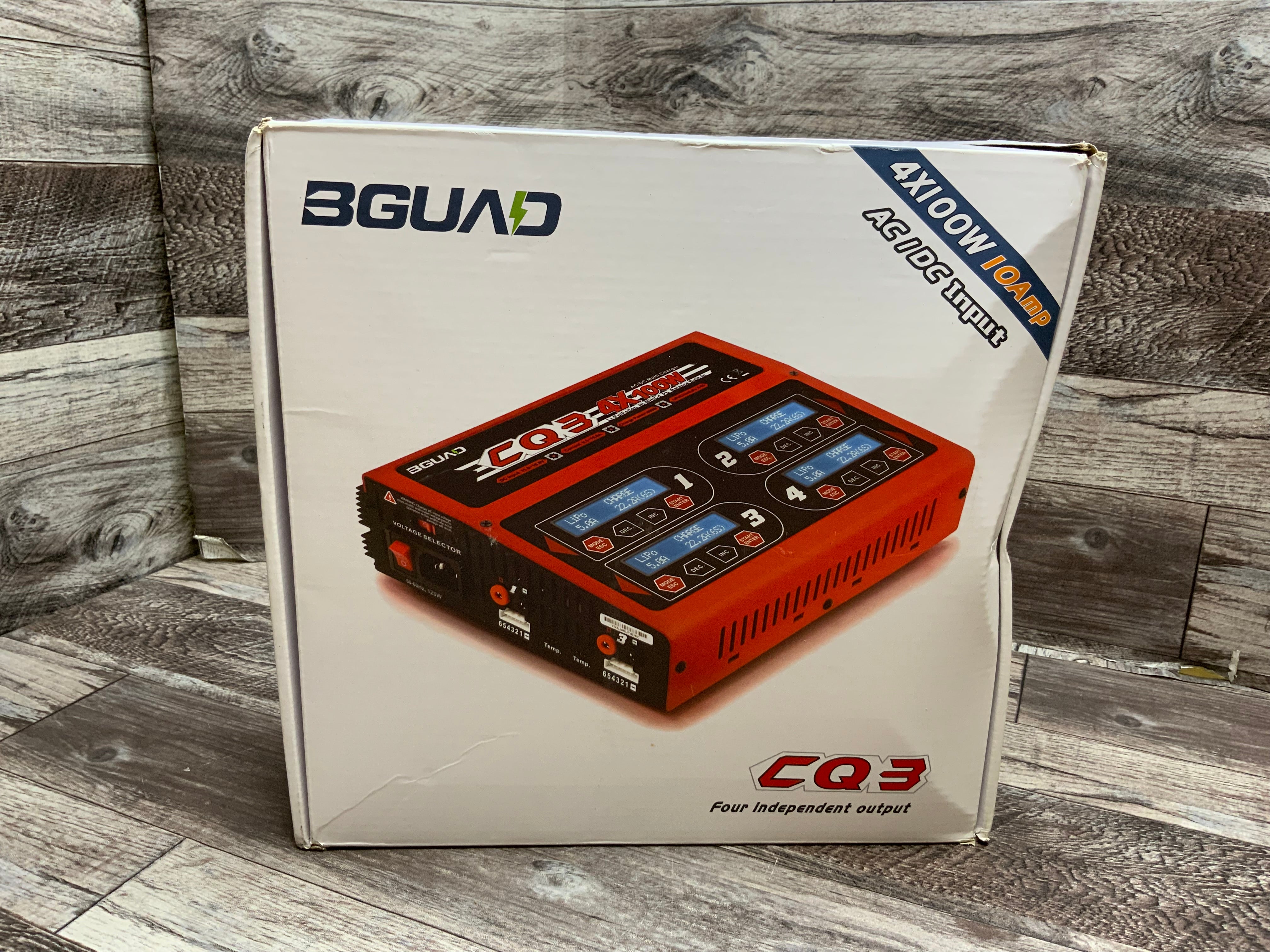 BGUAD 100Wx4/10Ax4 AC/DC 4 Port RC Charger Intelligent Balance Charger (8097402028270)